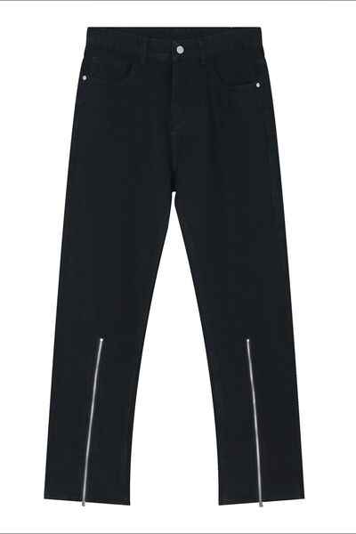 Pocketed Jeans with Zipper - Damned Threads